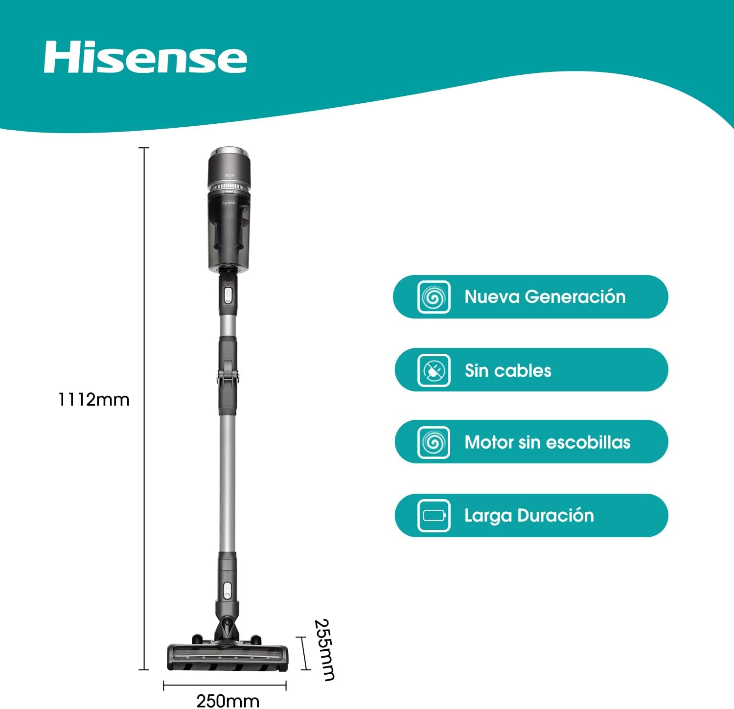 ASPIRATEUR A BALAI HISENSE SANS FIL 3EN1 AQUA
