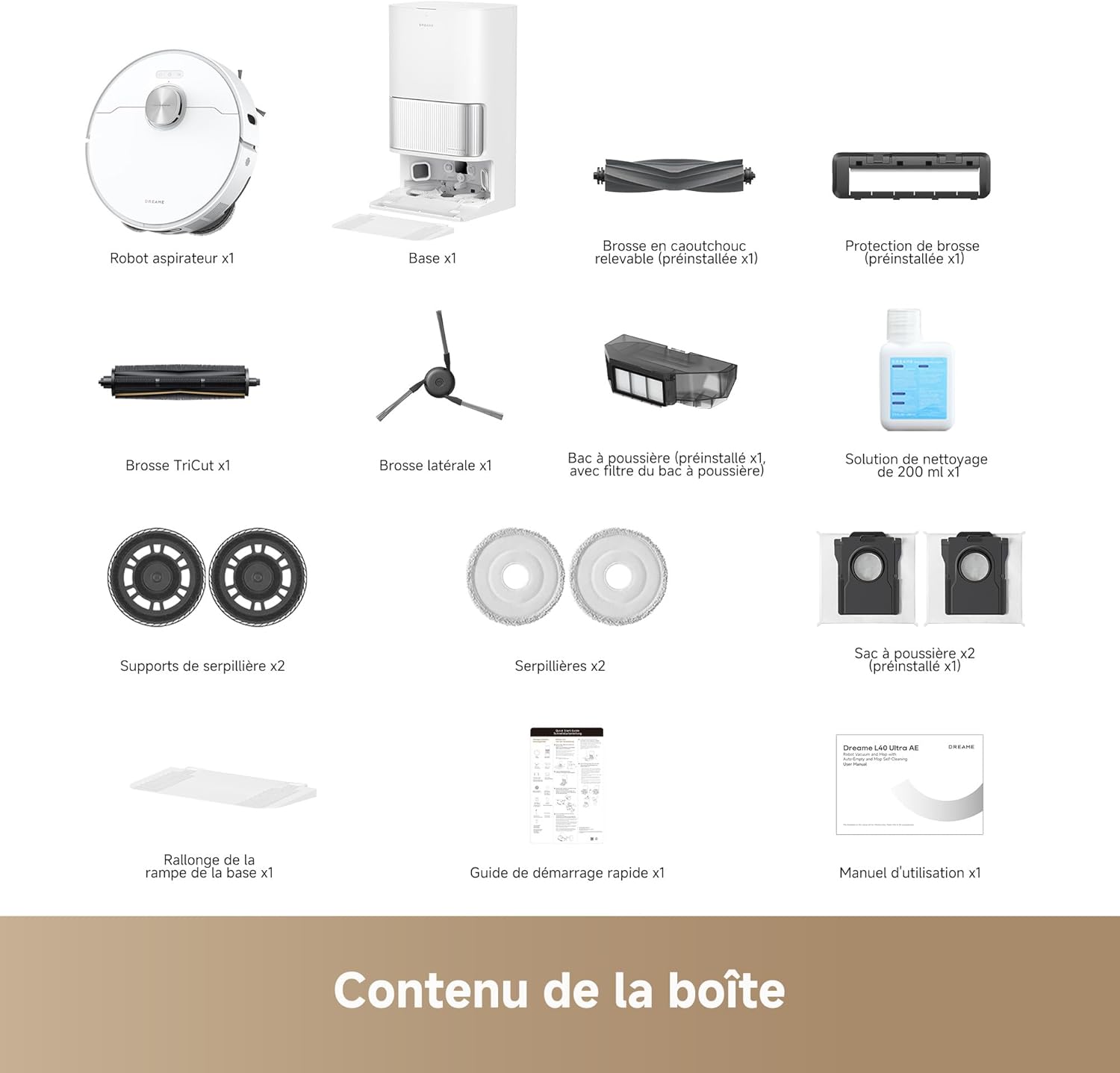 ROBOT ASPIRATEUR DREAM LAVEUR L40 ULTRA AE – Image 7